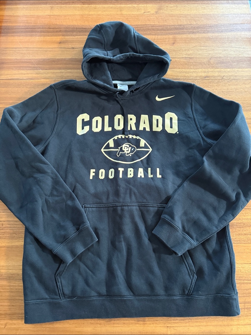 NWOT Nike CU Hoodie Men’s Size Large University Of Colorado Buffaloes Football